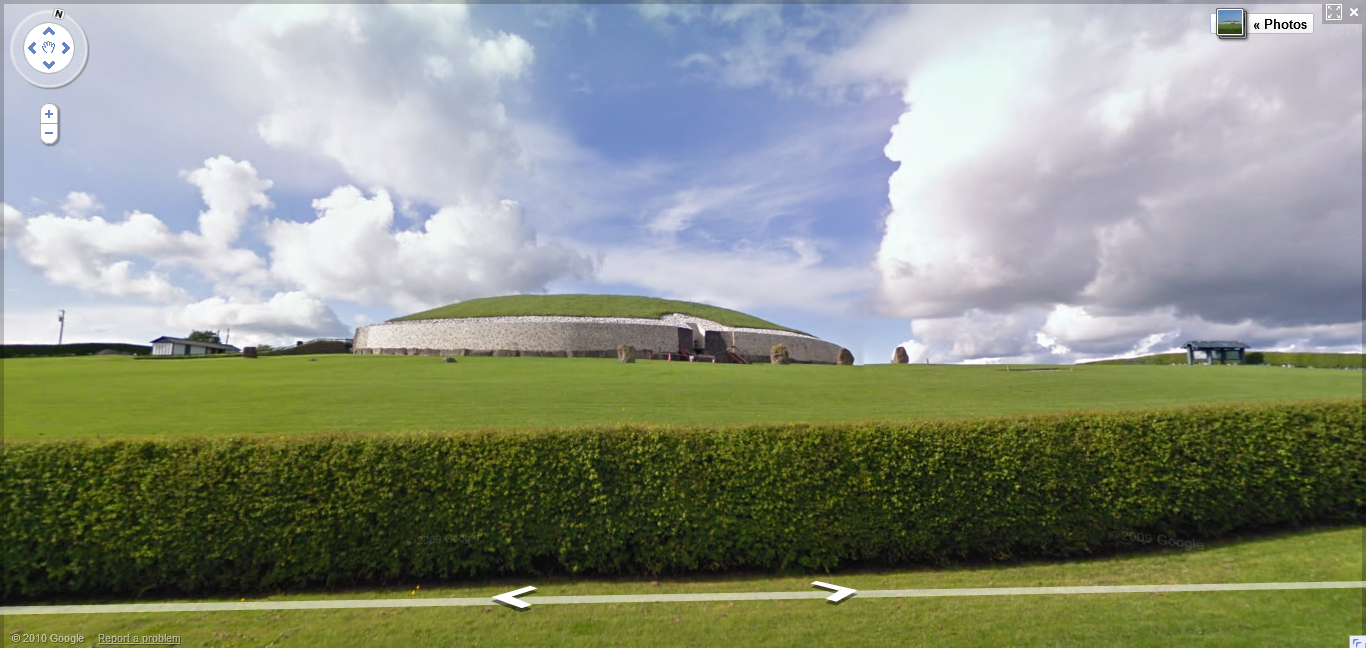 Newgrange on Google Street View