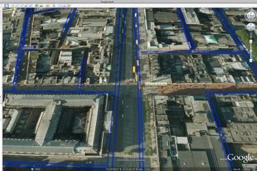 Integrated Street View on Dublin's O'Connell Street