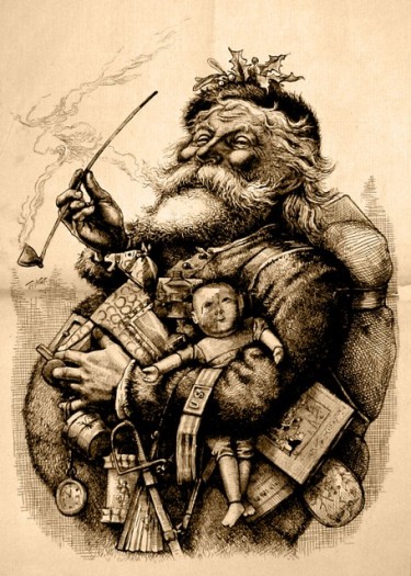 Image of Santa Claus via Wikipedia