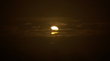 Eclipse - On the road between Rosslare and Wexford (Pic Brendan Cooney) via RTE