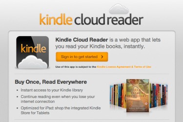 Kindle Cloud Reader