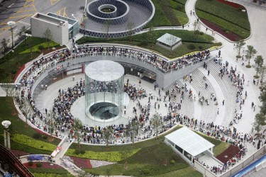 Apple's iconic store in Shanghai