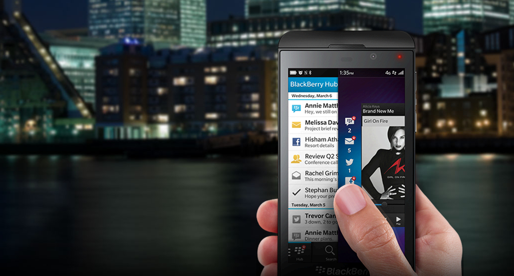 BlackBerry Z10 smartphone