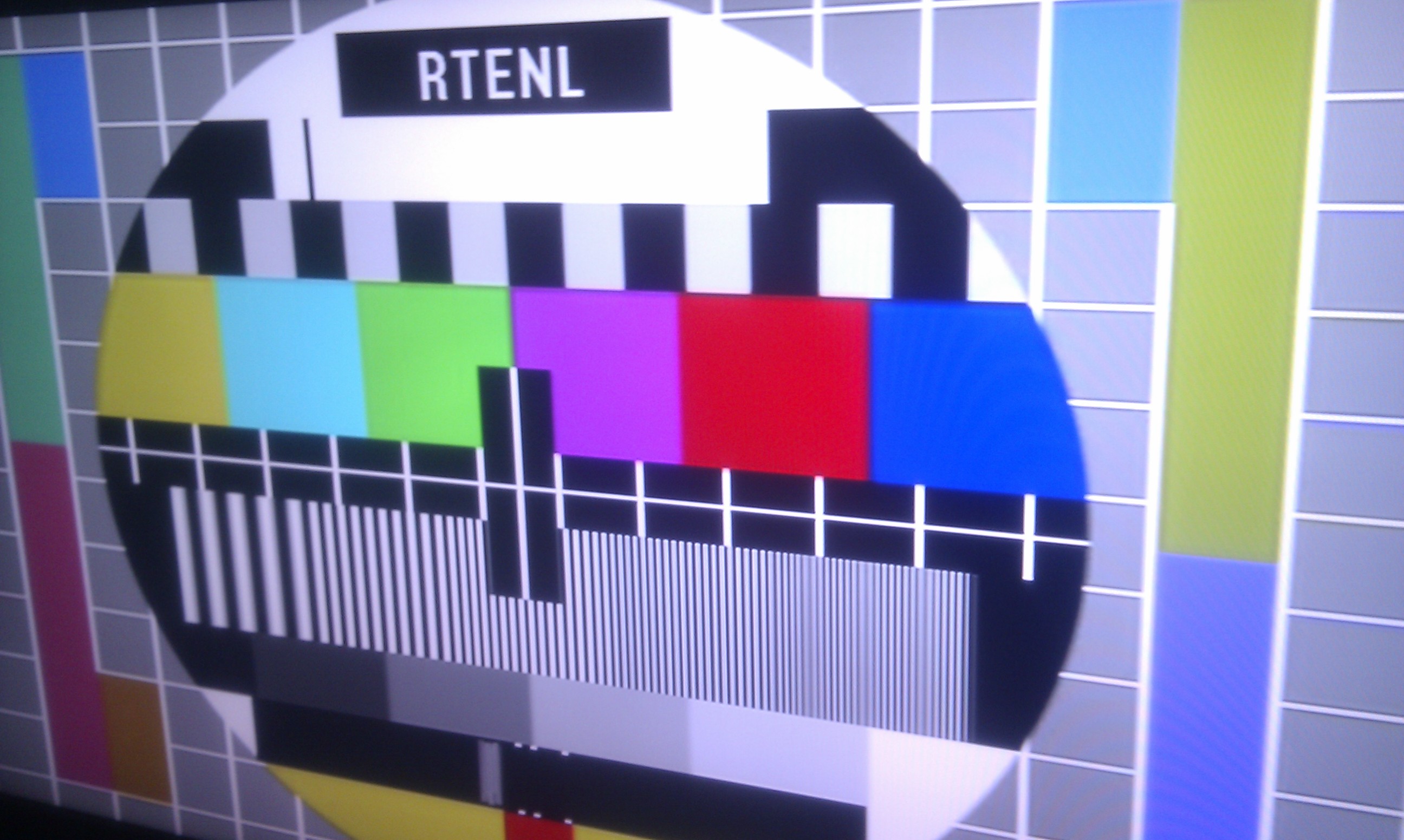 Digital TV test card